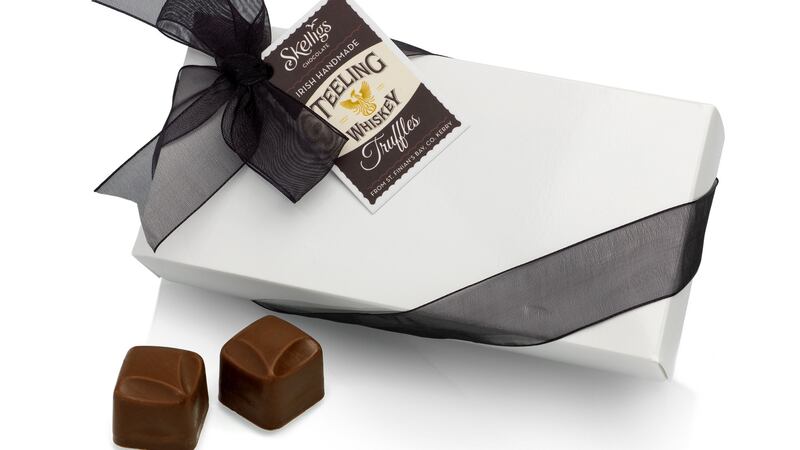 Look out for the chocolate truffles, made for Teelings by Skelligs Chocolate.