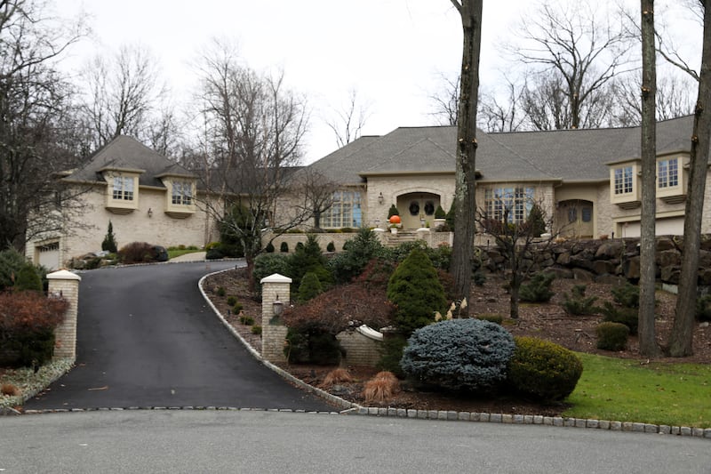 The home in North Caldwell, New Jersey., which served to portray the home of Tony Soprano and his family in the HBO series “The Sopranos”. Photograph: Andrea Mohin/The New York Times
                      