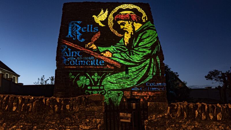 Illuminations in Kells. Photograph: Shay Cassidy