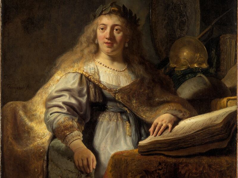 Minerva in Her Study, Rembrandt, 1635. Photograph: IGRAT