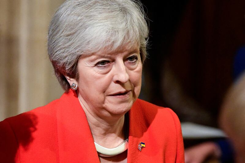 Boris Johnson has done significantly worse than former prime minister Theresa May in her leadership contest. She was gone within six months. Photograph: Toby Melville/AFP/Getty