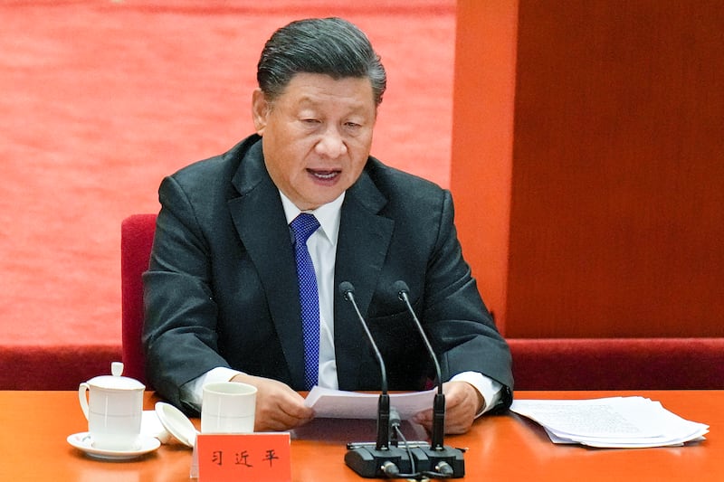 Chinese president and Communist Party general secretary Xi Jinping. Photograph: AP