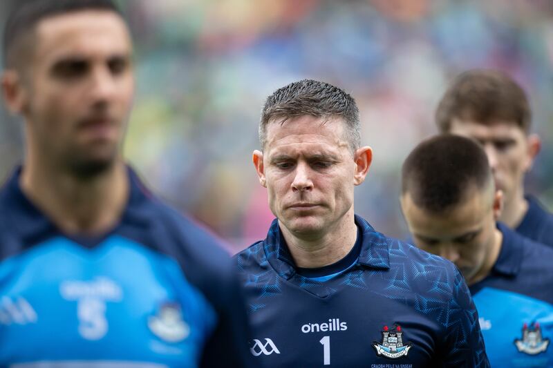 Stephen Cluxton of Dublin, aged 41, pictured before the All-Ireland final against Kerry at Croke Park in July 2023. Photograph: Morgan Treacy/Inpho
