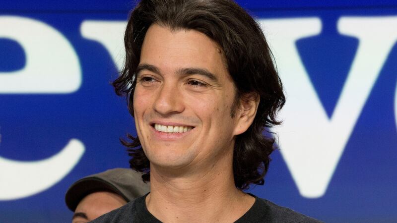 Adam Neumann, co-founder  of WeWork. Photograph: AP Photo/Mark Lennihan, File