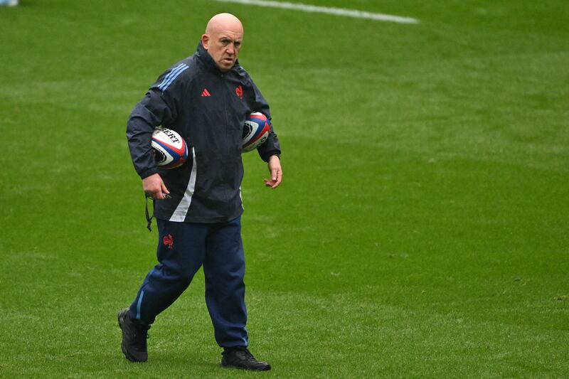 Shaun Edwards was the man who have France a sound defensive plan against Ireland. Photograph: Glyn KIRK/AFP via Getty Images          