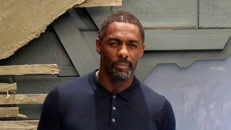 Idris Elba: the actor would totally wear a papoose. Photograph: Dia Dipasupil/Getty