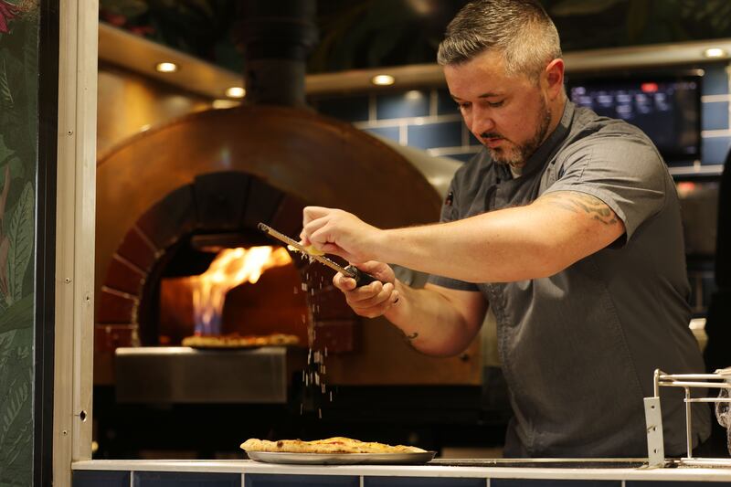 Glenn Ryan at work. Photograph: Alan Betson