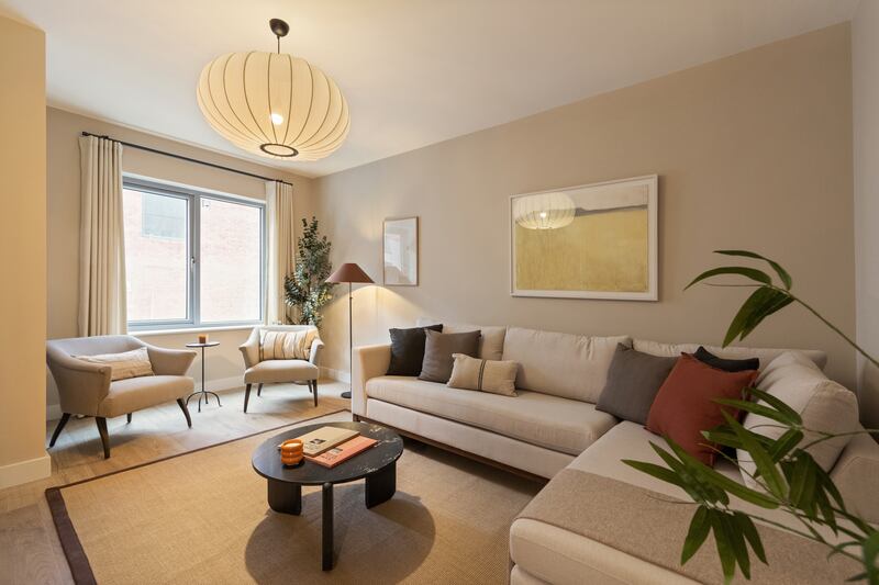 Livingroom at three-bedroom house 