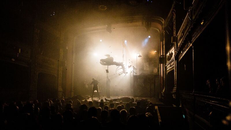 The first performance of Dead Dog in a Suitcase (and other love songs) was in Liverpool, and the audience ended the show cheering, recalls Carl Grose. ‘It was an insane experience, an amazing night at the theatre.’ Photograph: Steve Tanner