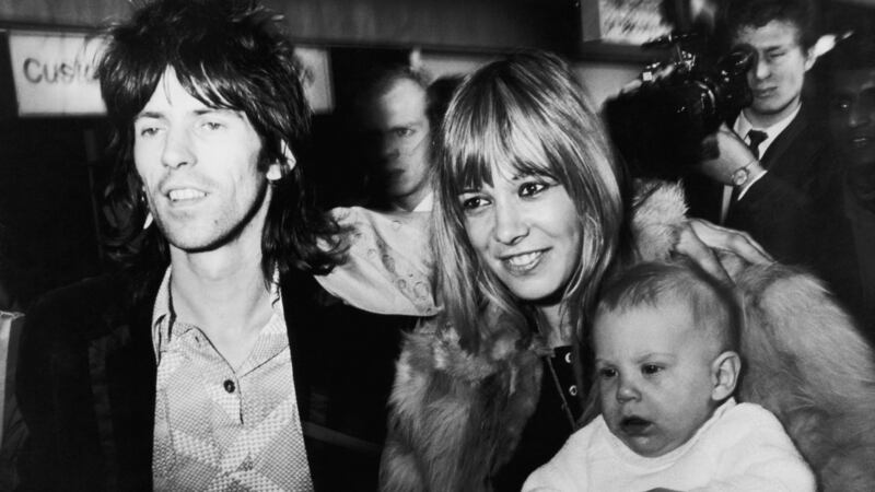 With  Keith Richards on his return to England after the group’s disastrous concert at Altamont in December 1969. Photograph:   Daily Express/Hulton Archive/Getty Images