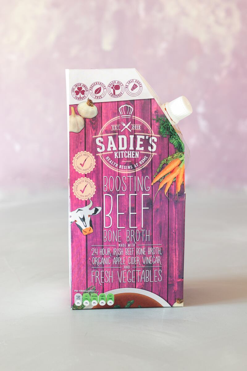 The Boosting Beef Bone Broth from Sadie’s Kitchen.