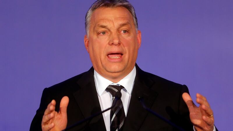 Viktor Orban: The Hungarian prime minister said that, thanks to Donald Trump, “the western world [has] the chance to free itself from the captivity of ideologies, of political correctness”. Photograph: Reuters/Laszlo Balogh