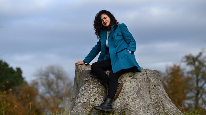 Ruba Shamshoum is a singer from Nazareth, living in Ireland for the past five years. Photograph: Dara Mac Dónaill