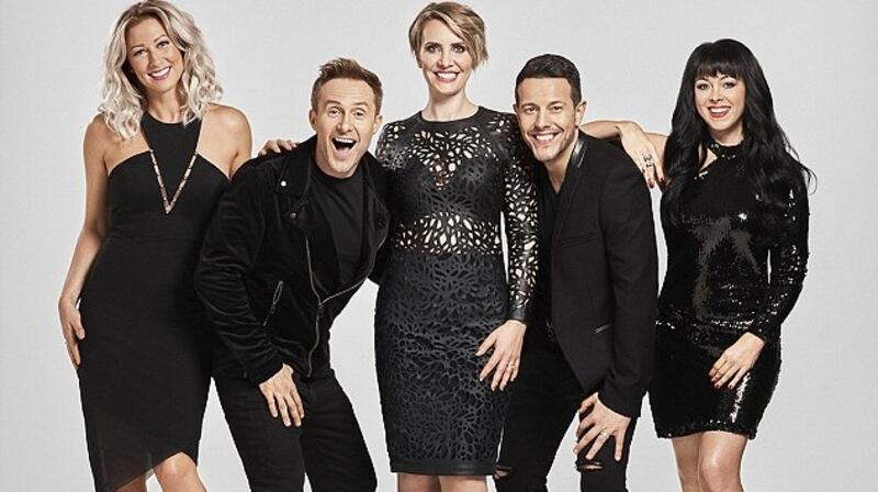 Steps are back: Faye Tozer, Ian ‘H’ Watkins, Claire Richards, Lee Latchford-Evans and Lisa Scott-Lee