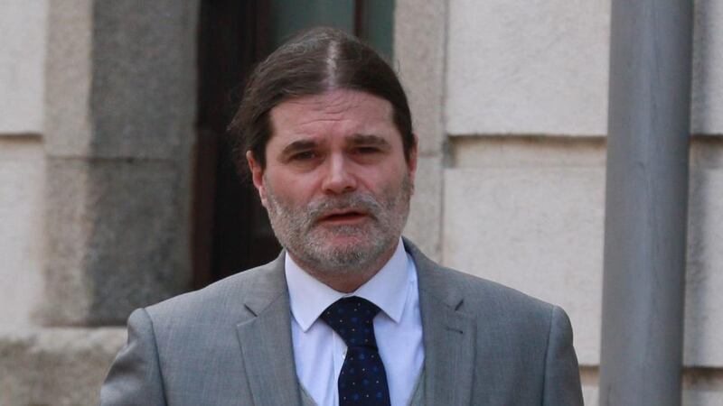 Mark Savage, of Lios Cian, Swords, Co Dublin pictured leaving the Four Courts after a Circuit Court hearing. Photograph: Courts Collins