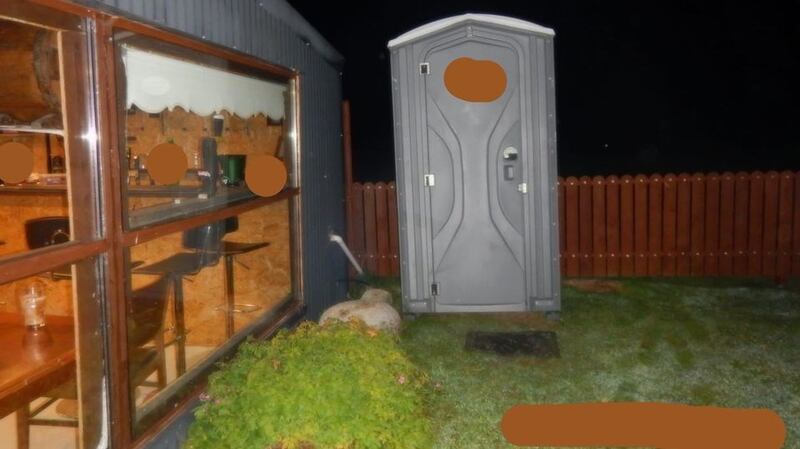 A substantial quantity of alcohol was seized. Photograph: An Garda Síochána