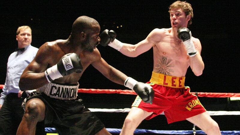 Andy Lee victory in Detroit. Photograph:  Michael Alberts