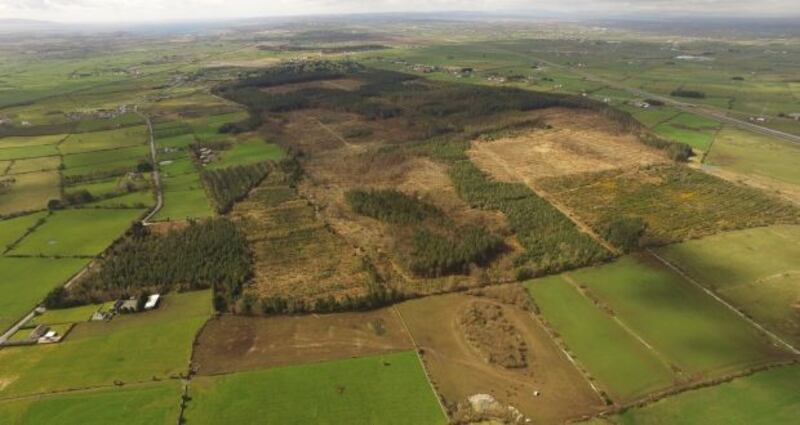 Aerial view of the Apple data centre site at Athenry, Co Galway.