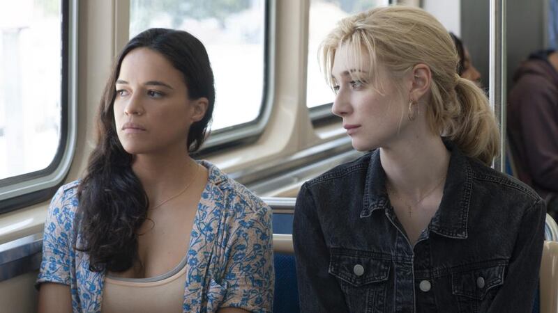 Widows: Michelle Rodriguez with Elizabeth Debicki in Steve McQueen’s new heist film