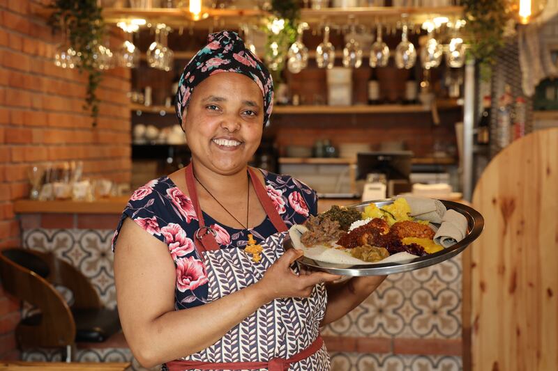Yagerenesh Tadesse 'Mamay' of Gursha, Poolbeg Street, Dublin 2.  Photograph: Nick Bradshaw 