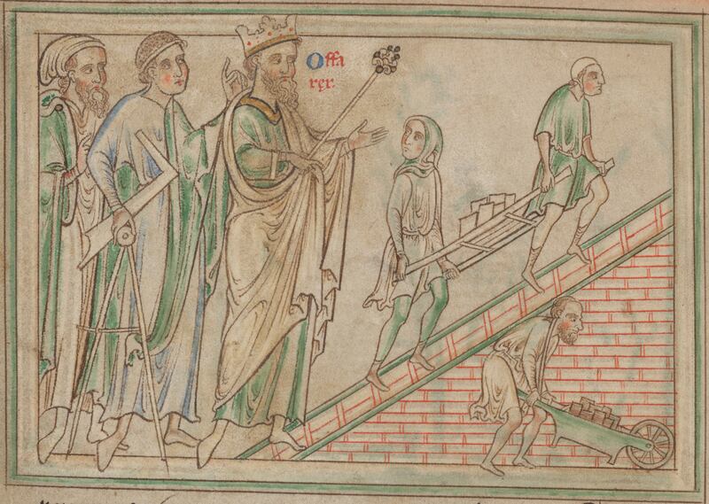 The life of St Alban: Claire McNulty, a Carnegie postdoctoral research fellow, describes the books as living objects. Photograph: Trinity College Dublin