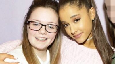 A picture of Georgina Callander, who died in the Manchester attack, with Ariana Grande in an image posted two years ago. Photograph: georgina.bethany/Instagram