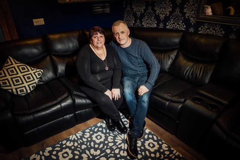 Martina and David McKnight: 'Addiction turns you into a liar – Kelvin would tell you that himself,' says Martina. She and David did know Kelvin was drinking and experimenting with weed as a teenager, but they had no idea of how illegal substances were getting a grip on him.  
Photograph: Brian Arthur/The Irish Times