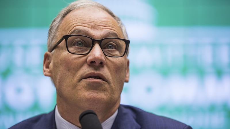 Jay Inslee: Moved to put a moratorium on capital punishment and fully implement the Affordable Care Act. Photograph:  Zach Gibson/Getty Images