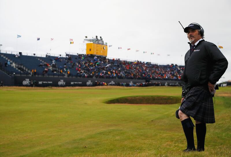 Feherty looking on during the third round on day three of the 145th Open Championship at Royal Troon, Scotland, on July 16th, 2016.  Photograph: Kevin C Cox/Getty Images