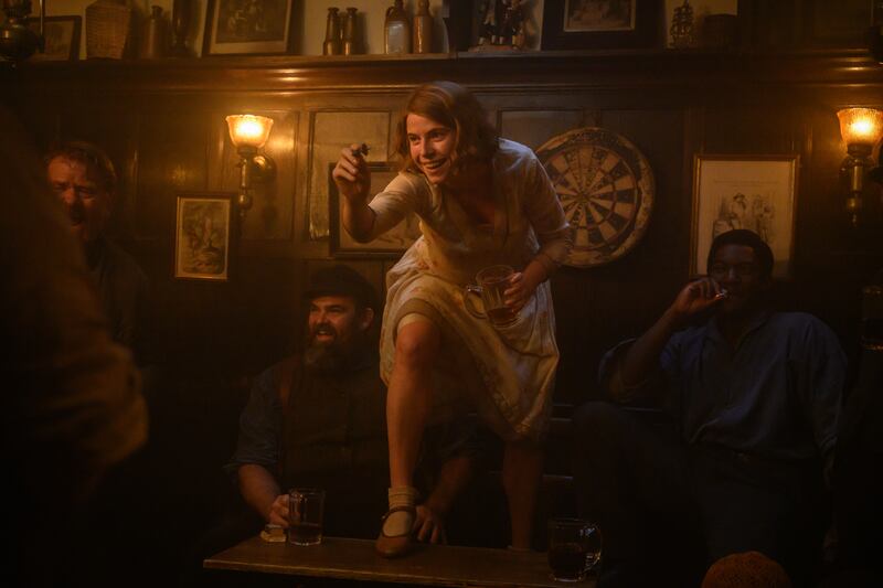 Jessie Buckley in Wicked Little Letters. Photograph: Parisa Taghizadeh