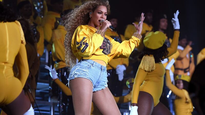 Beyoncé performs at Coachella. Photograph: Larry Busacca/Getty Images)