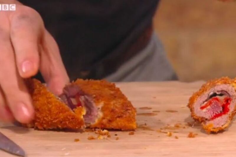Saturday Kitchen - Michel Roux Jr and Jose Pizarro cooked ham and pork escalopes and to viewers’ horror, the meat looked worryingly raw as it was plated up. Photograph: BBC