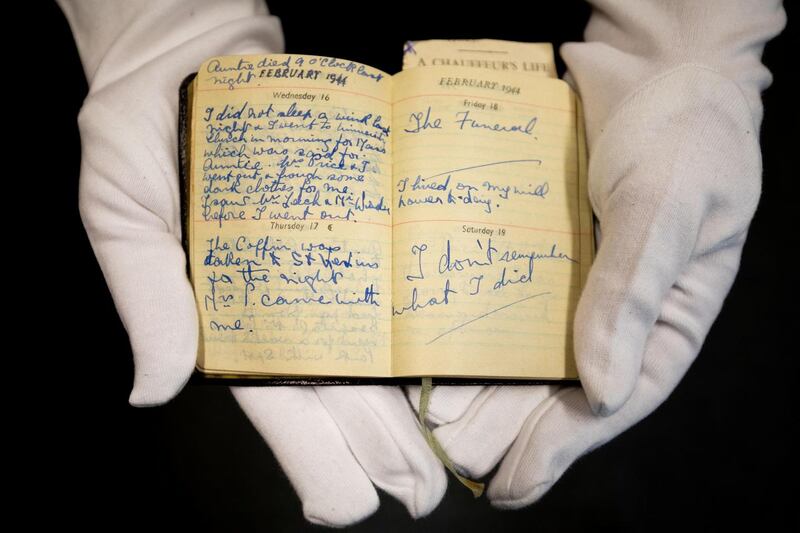 One of Elizabeth O’Kelly’s diaries