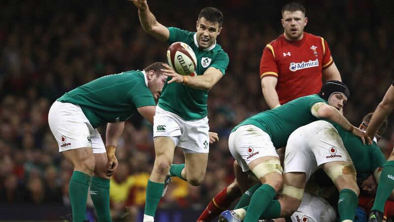 Conor Murray is still struggling to recover from the shoulder injury he sustained against Wales in the Six Nations. Photograph: Julian Finney/Getty Images