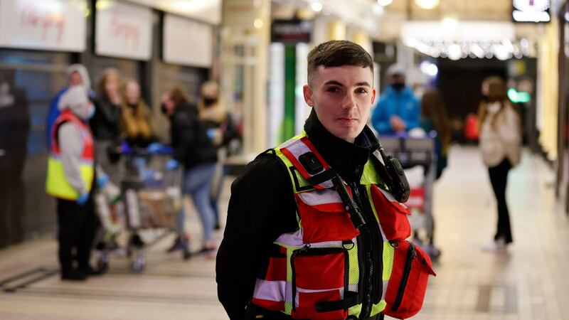 Brandon O’Connor, Dublin Homeless Awareness. Photograph: Nick Bradshaw