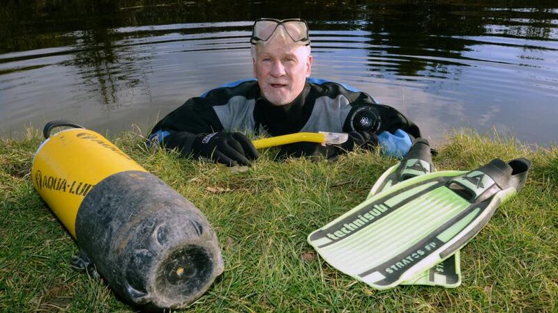 Tosh Lavery, formerly of the Garda subaqua unit, who took part in the search for Trevor Deely. Photograph: Dave Meehan
