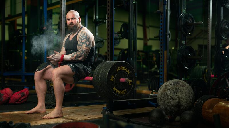 Paddy the Strongman: Pa O’Dwyer from Limerick, five times Ireland’s strongest man. Photograph: Ross O'Callaghan