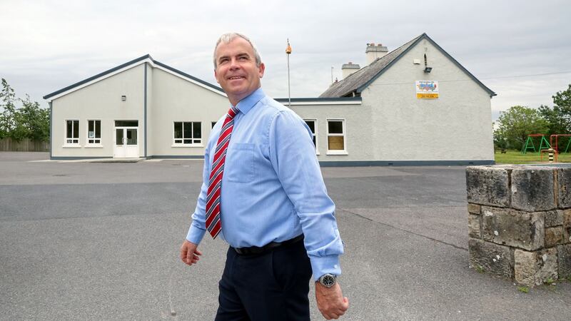School principal Pádraig Lohan at Derryoober National School, Co Galway. Photograph: Joe O’Shaughnessy