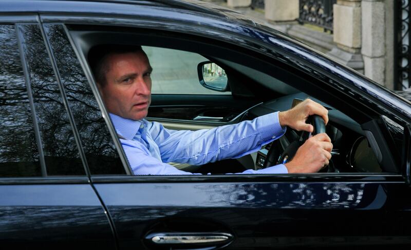 Niall Collins at Leinster House on Wednesday. Photograph: Collins
