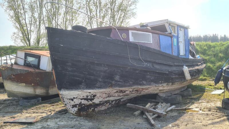 Unclaimed boats from Ireland’s inland waterways which have been seized by Waterways Ireland for infringement of regulations