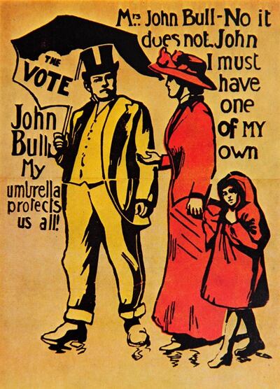 A votes for Women Poster