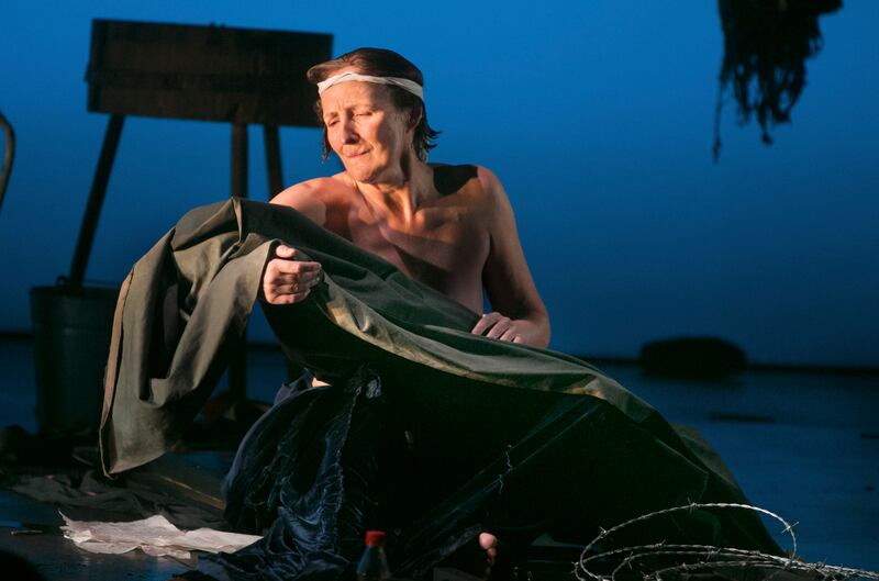 Fiona Shaw stars in Colm Tóibín's play The Testament of Mary at the Walter Kerr Theatre in New York in 2013. Photograph: Sara Krulwich/The New York Times