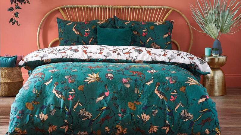 Wilding is a cotton/polyester mix print from Hickeys Home Focus that costs €50 for a king size set