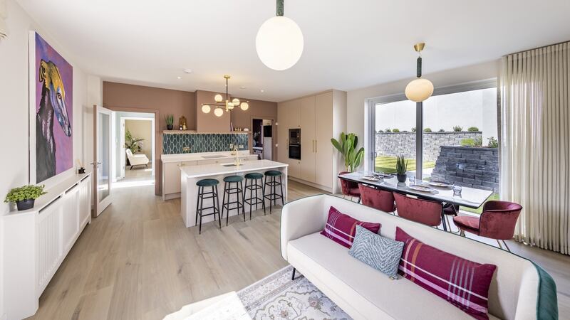 Kitchen and living area