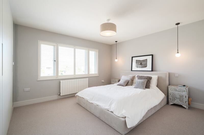 The property has four bedrooms