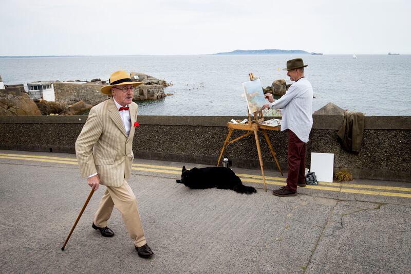 Don Ryan in character for Bloomsday. Photograph: Tom Honan/The Irish Times