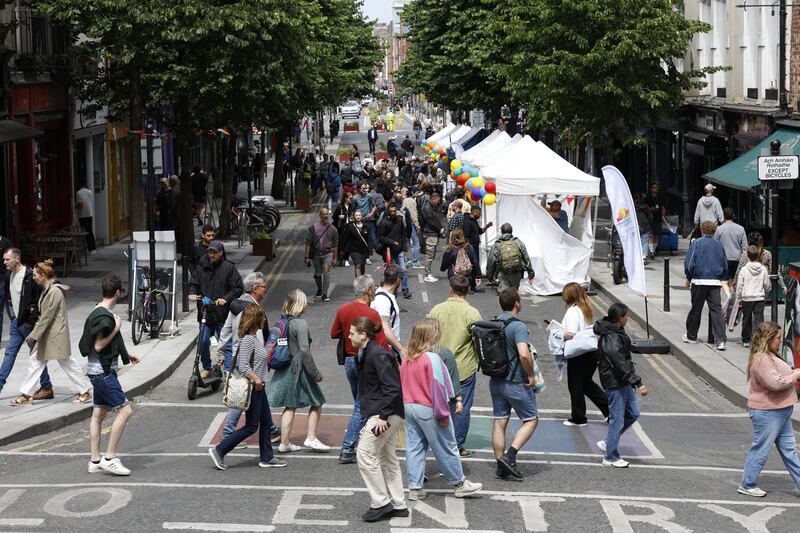 More work will be done in the weeks ahead to improve the look and feel of Parliament Street, says Claire French, senior executive engineer with Dublin City Council. Photograph: Nick Bradshaw