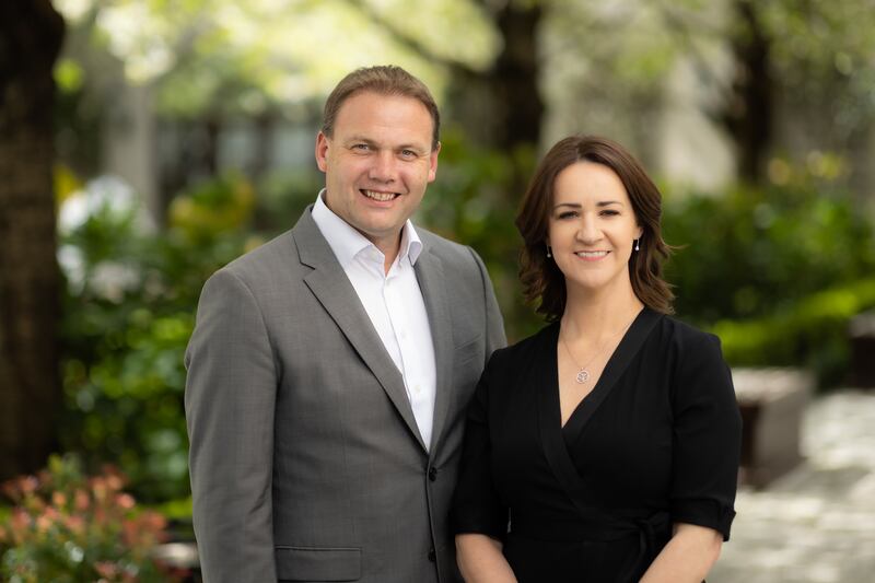 Ray Nangle and Ger Killian describe their company as Ireland’s first healthy school meal service for non-DEIS students. Photograph: Naoise Culhane