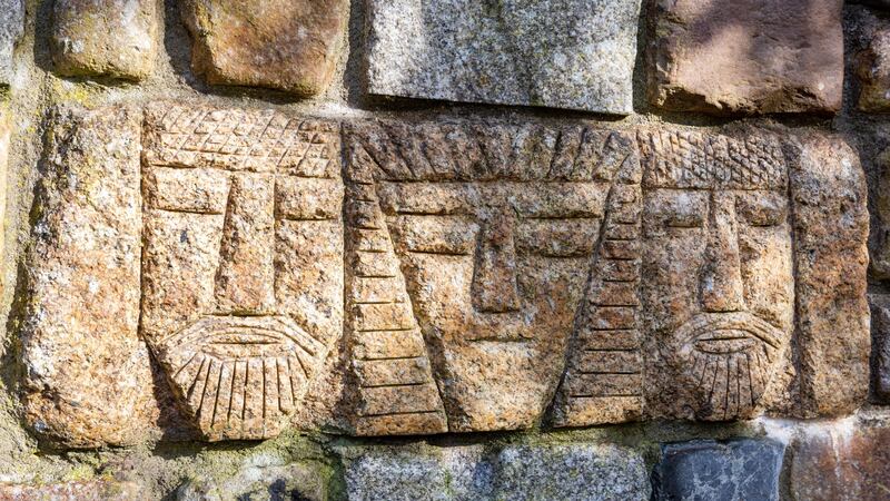 Stonework at Strawberry Fields, Easton, Delgany, Co Wicklow