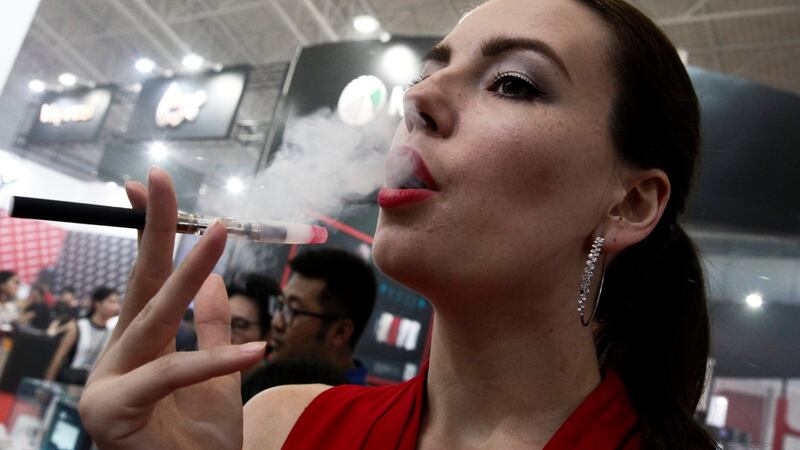Researchers concluded that the vaping process itself increases the damage caused by the e-cigarette fluid. Photograph: Rolex Dela Pena/EPA